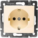   LEGRAND 774321 Valena 2P + F socket with child protection, ivory