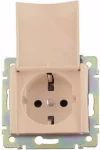 LEGRAND 774322 Valena 2P+F dugalj csatlakozóaljzat csapófedéllel, elefántcsont