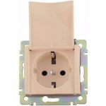   LEGRAND 774322 Valena 2P+F dugalj csatlakozóaljzat csapófedéllel, elefántcsont