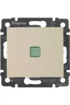 LEGRAND 774326 Valena váltókapcsoló jelzőfénnyel, elefántcsont