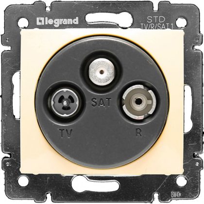   LEGRAND 774336 Valena TV-RD-SAT végzáró, 10 dB, elefántcsont