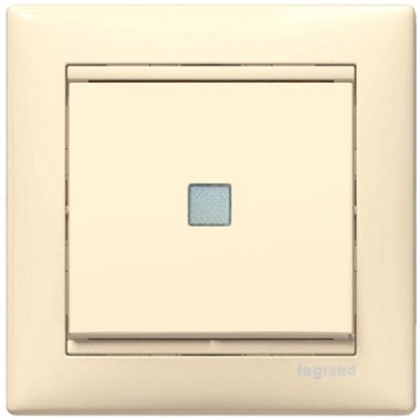 LEGRAND 774348 Valena cross switch with indicator light, ivory