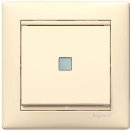   LEGRAND 774348 Valena cross switch with indicator light, ivory