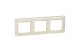LEGRAND 774353 Valena hármas keret vízszintes elefántcsont