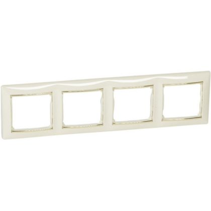   LEGRAND 774354 Valena négyes keret vízszintes elefántcsont