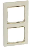 LEGRAND 774356 Valena kettős keret függőleges elefántcsont