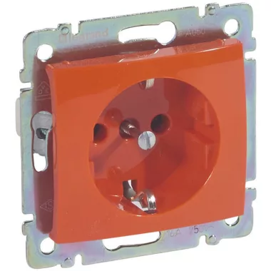 LEGRAND 774373 Valena 2P + F socket orange LEGRAND 774373 Valena 2P + F socket orange