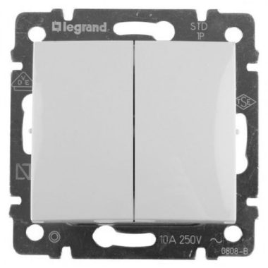LEGRAND 774408 Valena kettős váltókapcsoló fehér