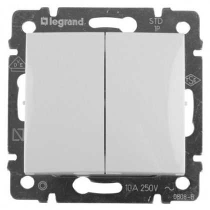 LEGRAND 774408 Valena kettős váltókapcsoló fehér