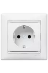 LEGRAND 774423 Valena 2P+F dugalj csatlakozóaljzat monoblokk, fehér