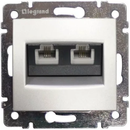   LEGRAND 774439 Valena telefon-csatlakozóaljzat 2xRJ11 fehér