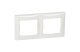 LEGRAND 774452 Valena kettős keret vízszintes fehér