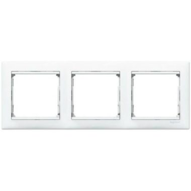 LEGRAND 774453 Valena hármas keret vízszintes fehér