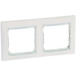 LEGRAND 774462 Valena kettős keret vízszintes kristály