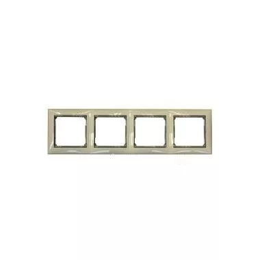 LEGRAND 774494 VALENA 4-es keret vízsz. fehér-szürke LEGRAND 774494 VALENA 4-es keret vízsz. fehér-szürke
