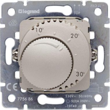 LEGRAND 775686 Galea Life standard room thermostat mechanism, titanium