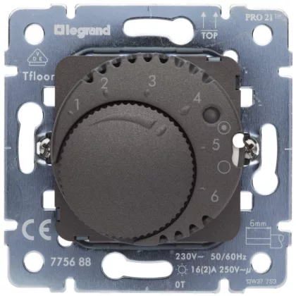   LEGRAND 775688 Galea Life szobatermosztát mechanizmus padlófútéshez, mélybronz