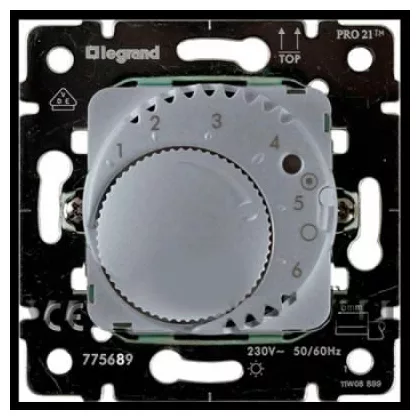 LEGRAND 775689 Galea Life szobatermosztát mechanizmus padlófútéshez, alumínium LEGRAND 775689 Galea Life szobatermosztát mechanizmus padlófútéshez, alumínium