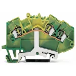 Wago 780-637 3 vezetékes földelő sorkapocs; 2,5 mm²; középső jelölés; DIN 35 x 15 és DIN 3