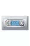 LEGRAND 781383 IOBL LCD kijelzős termosztát és világítási scenárió kapcsoló burkolat, alumínium LEGRAND 781383 IOBL LCD kijelzős termosztát és világítási scenárió kapcsoló burkolat, alumínium