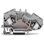 Wago 783-601 2 vezetékes átmenő sorkapocs; 16 mm²; középső jelölés; DIN 35 x 15 és DIN 35 