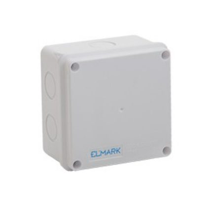   ELMARK 8001 wall-mounted waterproof junction box, 100x100x70mm, IP65