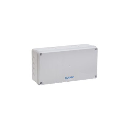 ELMARK 8004 falon kívüli vízálló kötdoboz, 200x100x70mm, IP65