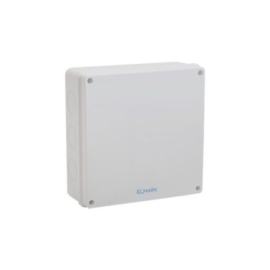 Cutie de joncțiune ELMARK, montată pe perete, cu capac transparent, 200x200x80mm, IP65