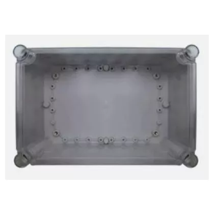   Cutie de joncțiune ELMARK montată pe perete, cu capac transparent, 280x190x130mm, IP66