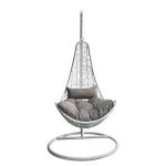   SG JAWA rattan függőfotel párnaszettel, fémvázas kivitel.