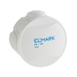   ELMARK 8071 falon kívüli vízálló kötődoboz, d=80mm, IP44