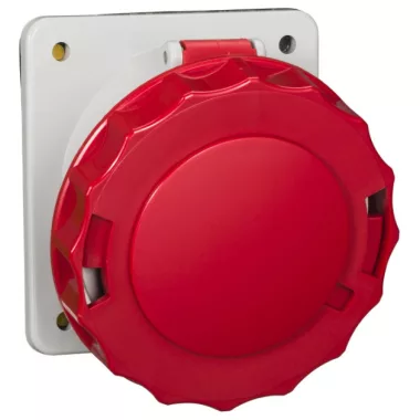 SCHNEIDER 81282 PK built-in sloping socket 63A, 4P, 415V, IP67