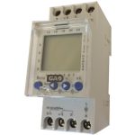   GAO 8138H Időkapcsoló, digitális, heti, DIN sínre 2 modulos , 2 csatornás