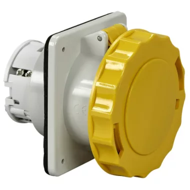 SCHNEIDER 81676 PK built-in straight socket 63A, 4P, 130V, IP67 SCHNEIDER 81676 PK built-in straight socket 63A, 4P, 130V, IP67