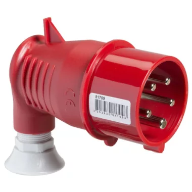 SCHNEIDER 81709 PK 90 plug 16A, 5P, 415V, IP44 SCHNEIDER 81709 PK 90 plug 16A, 5P, 415V, IP44