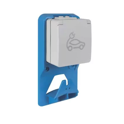   Efapel 81751 csatlakozóaljzat EV autós töltőhöz 1-es dugalj kábeltekerővel IP65 (Elko 81751)