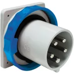   SCHNEIDER 81880 PK ipari beépíthető egyenes dugvilla 63A 3PNT 200-250, 3P + N + E, IP67