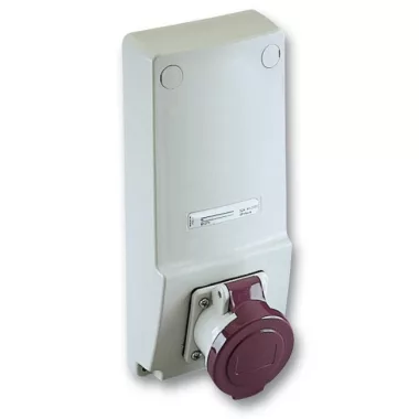 SCHNEIDER 82026 PK Unika socket 16A, 2P, IP44 SCHNEIDER 82026 PK Unika socket 16A, 2P, IP44