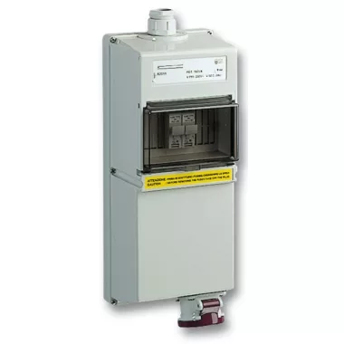 SCHNEIDER 82061 ISOBLOCK Panel mount socket, 16A, 230V-24V, IP65 SCHNEIDER 82061 ISOBLOCK Panel mount socket, 16A, 230V-24V, IP65