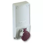 SCHNEIDER 82077 PK Unika socket 16A, 2P - 400 V AC - IP 65