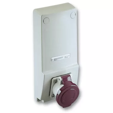 SCHNEIDER 82077 PK Unika socket 16A, 2P - 400 V AC - IP 65 SCHNEIDER 82077 PK Unika socket 16A, 2P - 400 V AC - IP 65