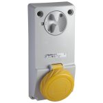 SCHNEIDER 82078 PK Unika ráépíthető aljzat 16A, 2P + E - 100...130 V AC - IP65