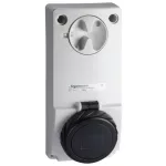 SCHNEIDER 82087 PK Unika ráépíthető aljzat 16A, 3P + E - 480...500 V AC - IP65