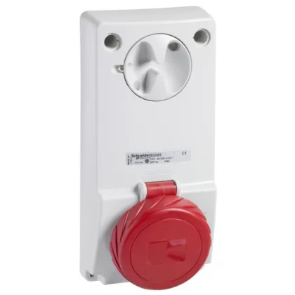 SCHNEIDER 82097 PK Unika ráépíthető aljzat 32A, 3P + N + E - 380...415 V AC - IP65