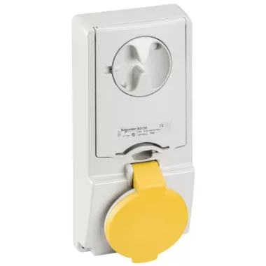 SCHNEIDER 82130 PK Unika socket 16A, 3P + N + E - 100 ... 130 V AC - IP44 SCHNEIDER 82130 PK Unika socket 16A, 3P + N + E - 100 ... 130 V AC - IP44