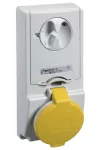 SCHNEIDER 82141 PK Unika socket 32A, 3P + N + E - 100 ... 130 V AC - IP44 SCHNEIDER 82141 PK Unika socket 32A, 3P + N + E - 100 ... 130 V AC - IP44
