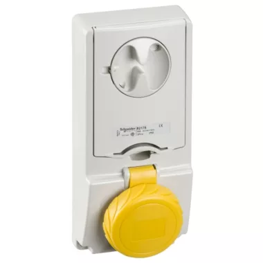 SCHNEIDER 82178 PK Unika socket 16A, 2P + E - 100 ... 130 V AC - IP65