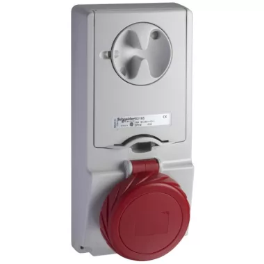 SCHNEIDER 82186 PK Unika ráépíthető aljzat 16A, 3P + N + E - 380...415 V AC - IP65