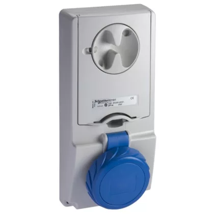 SCHNEIDER 82192 PK Unika ráépíthető aljzat 32A, 2P + E - 200...250 V AC - IP65