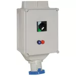   SCHNEIDER 82479 ISOBLOCK Lockable socket with circuit breaker, 3P + F, 63A, 250V, IP65